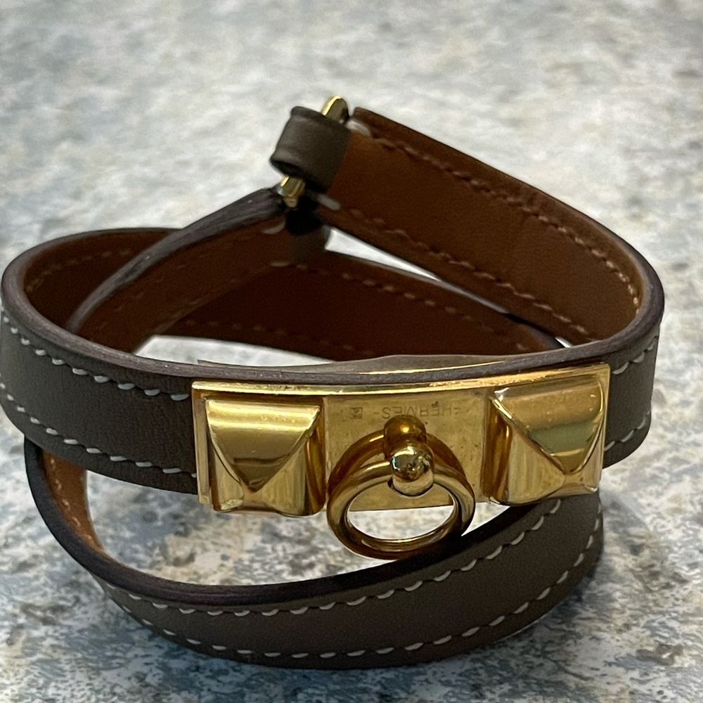 Hermes Rivale Double Tour bracelet